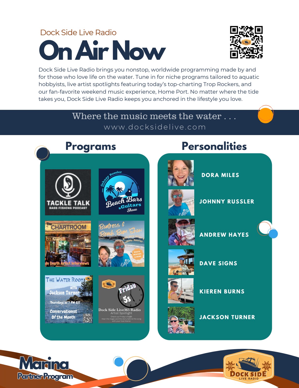 On Air Programs and Personalities